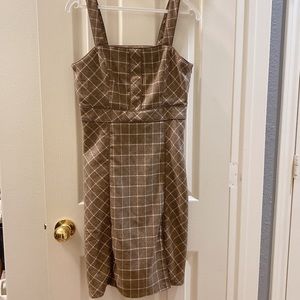 Bellenista coffee cami Dress open back